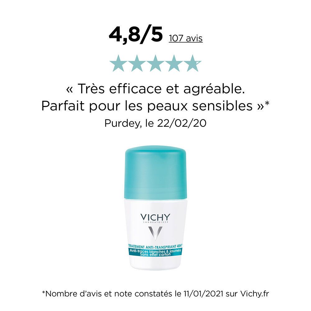 VICHY Deodorant Roll-On Anti-Transpirant 48 h