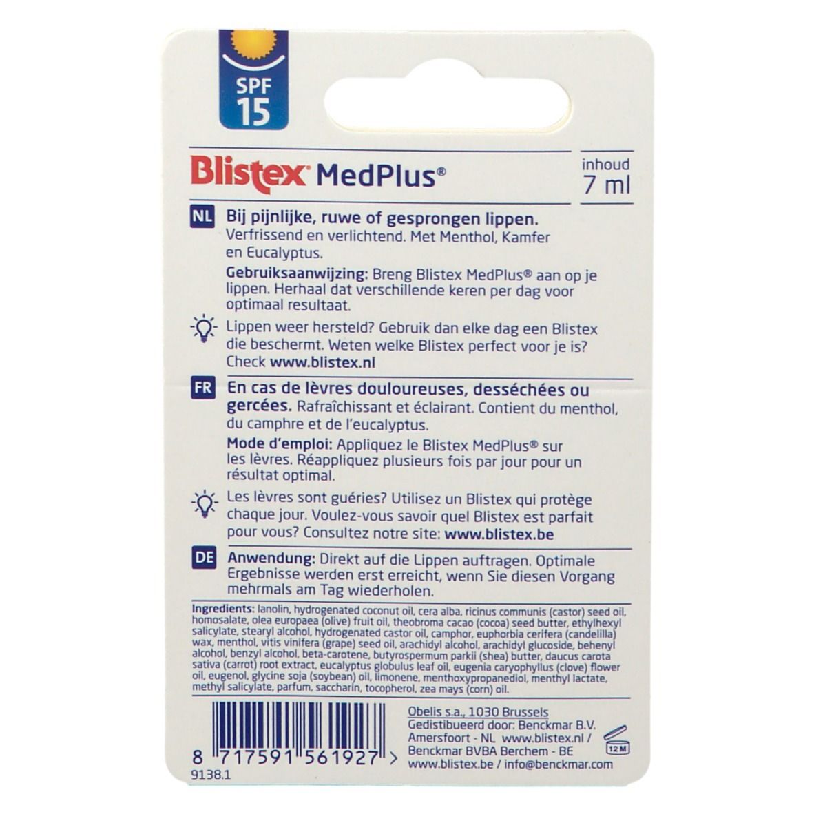 Blistex® MEDPLUS® SPF 15