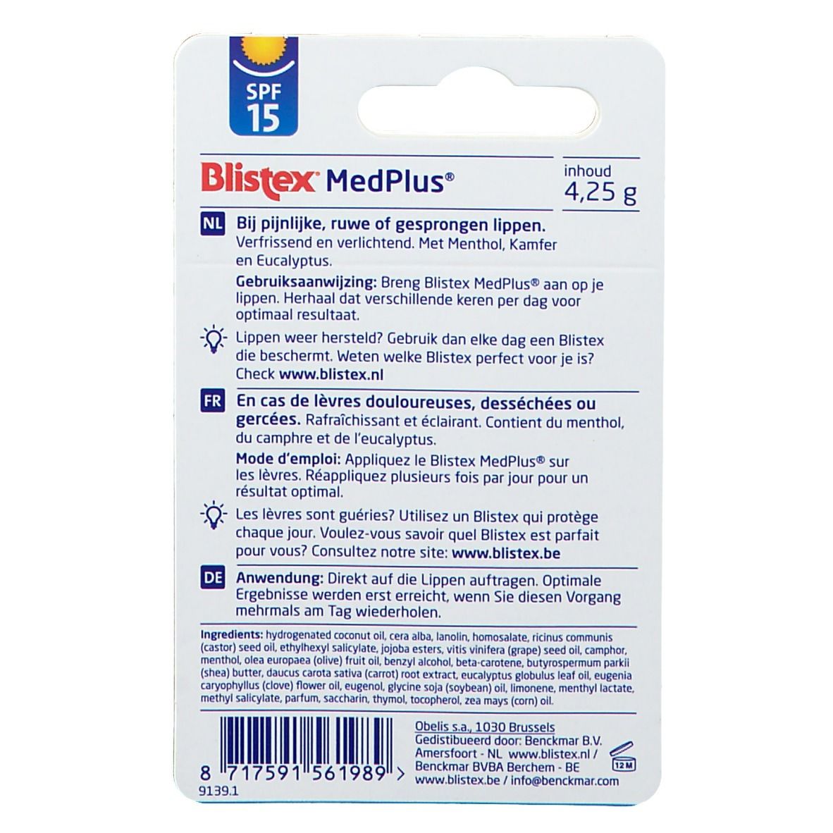 Blistex® MEDPLUS® SPF 15