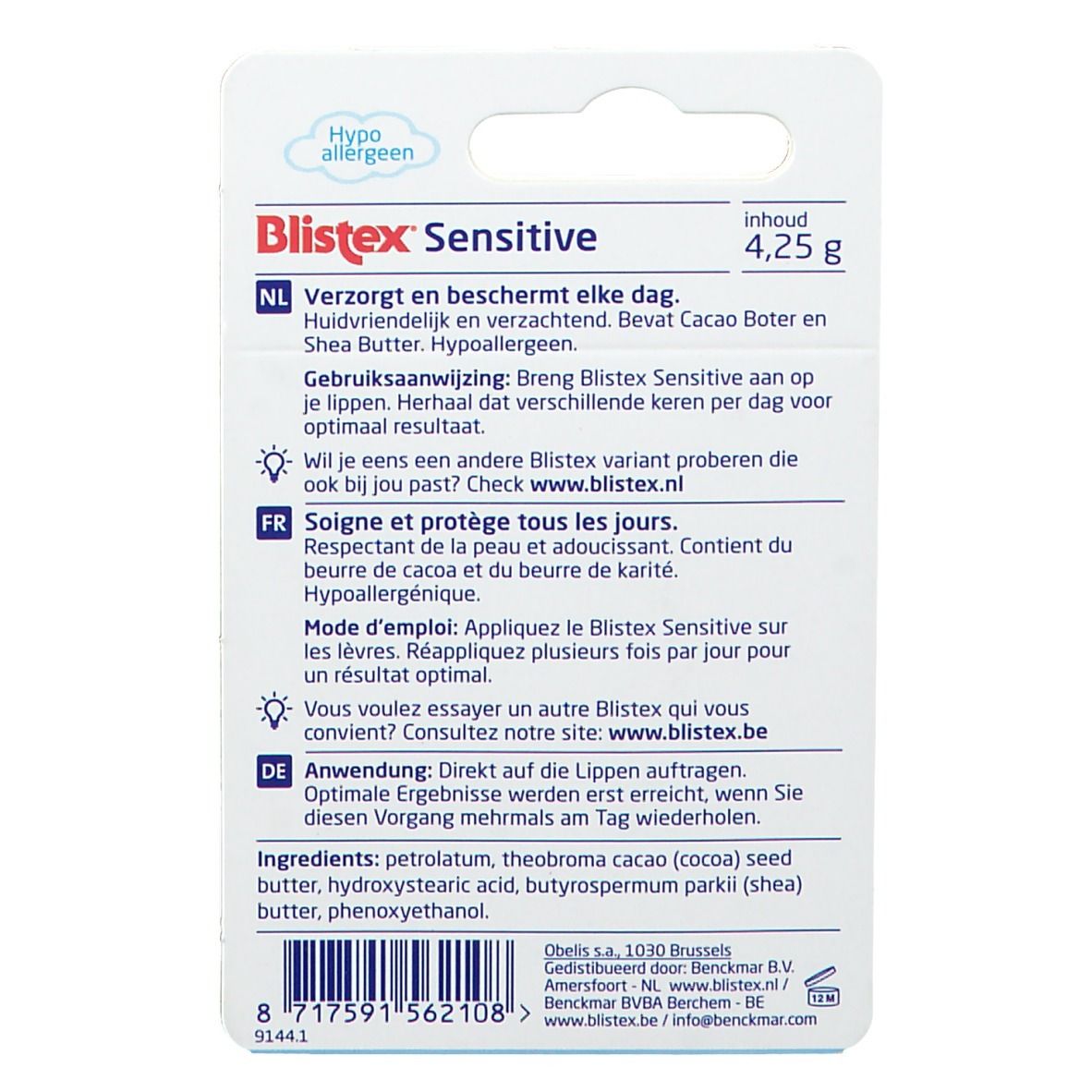 Blistex® Sensitive Hypoallergen
