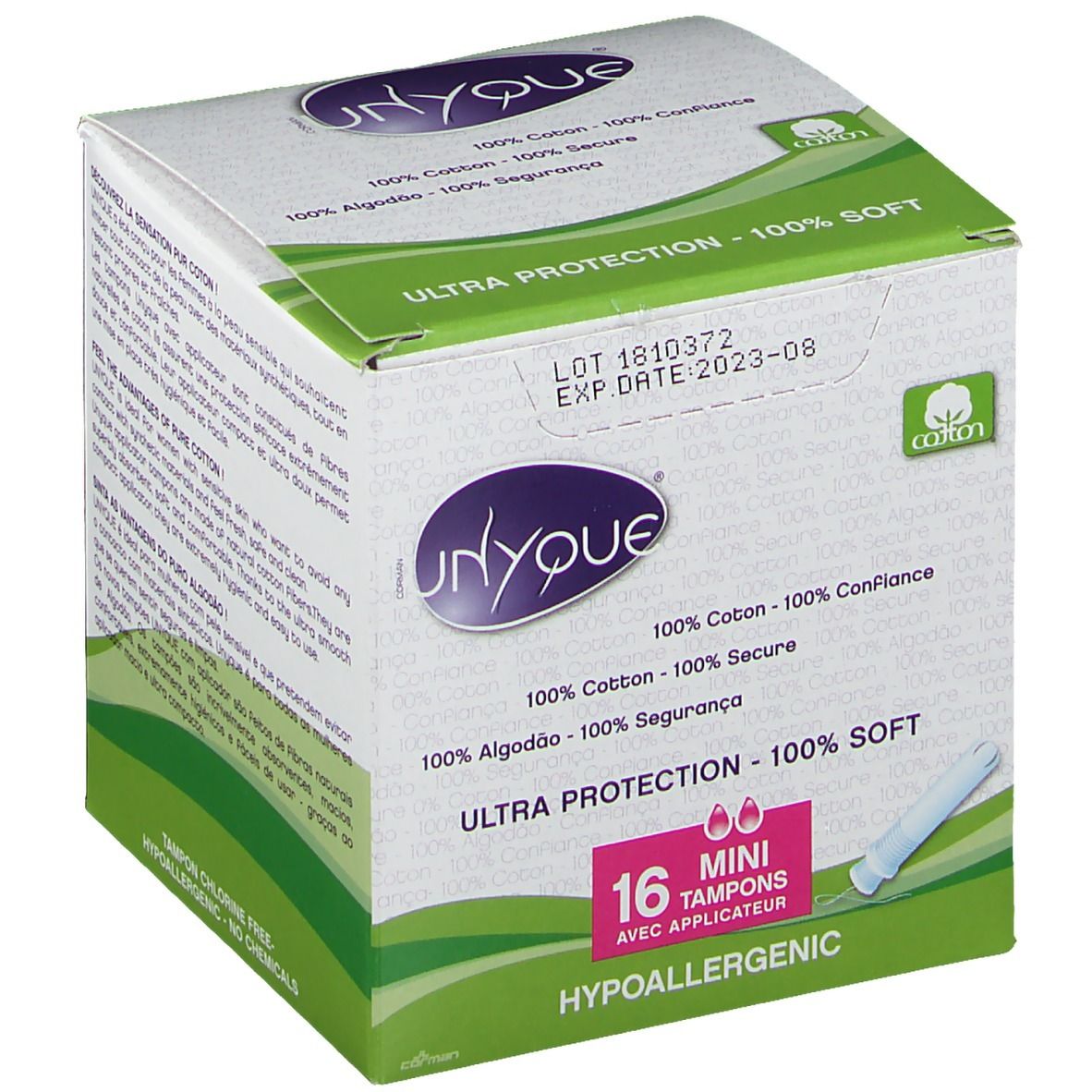 UNYQUE® Ultra Protection Mini Tampons mit Applikator 16 St Redcare