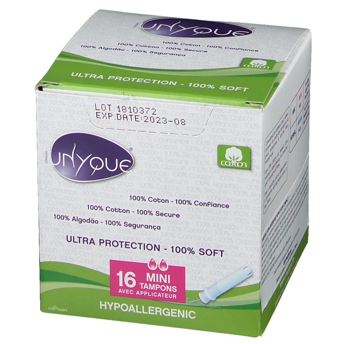 UNYQUE® Ultra Protection Mini Tampons mit Applikator 16 St Redcare