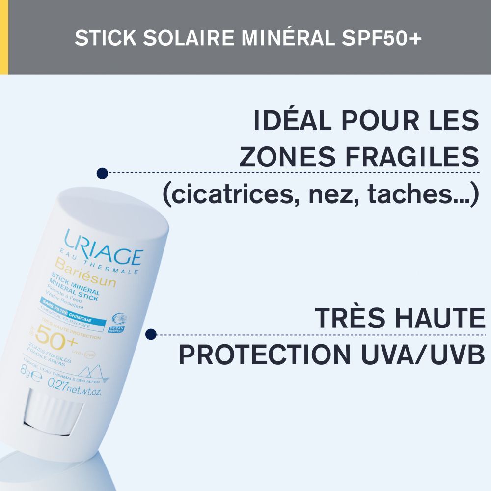 Uriage Bariésun Stick minéral SPF 50+