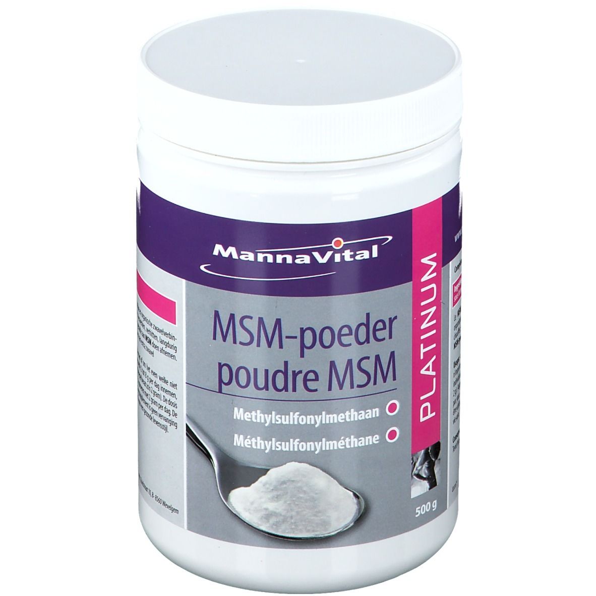 Mannavital Platinum Msm Puder G Redcare Apotheke