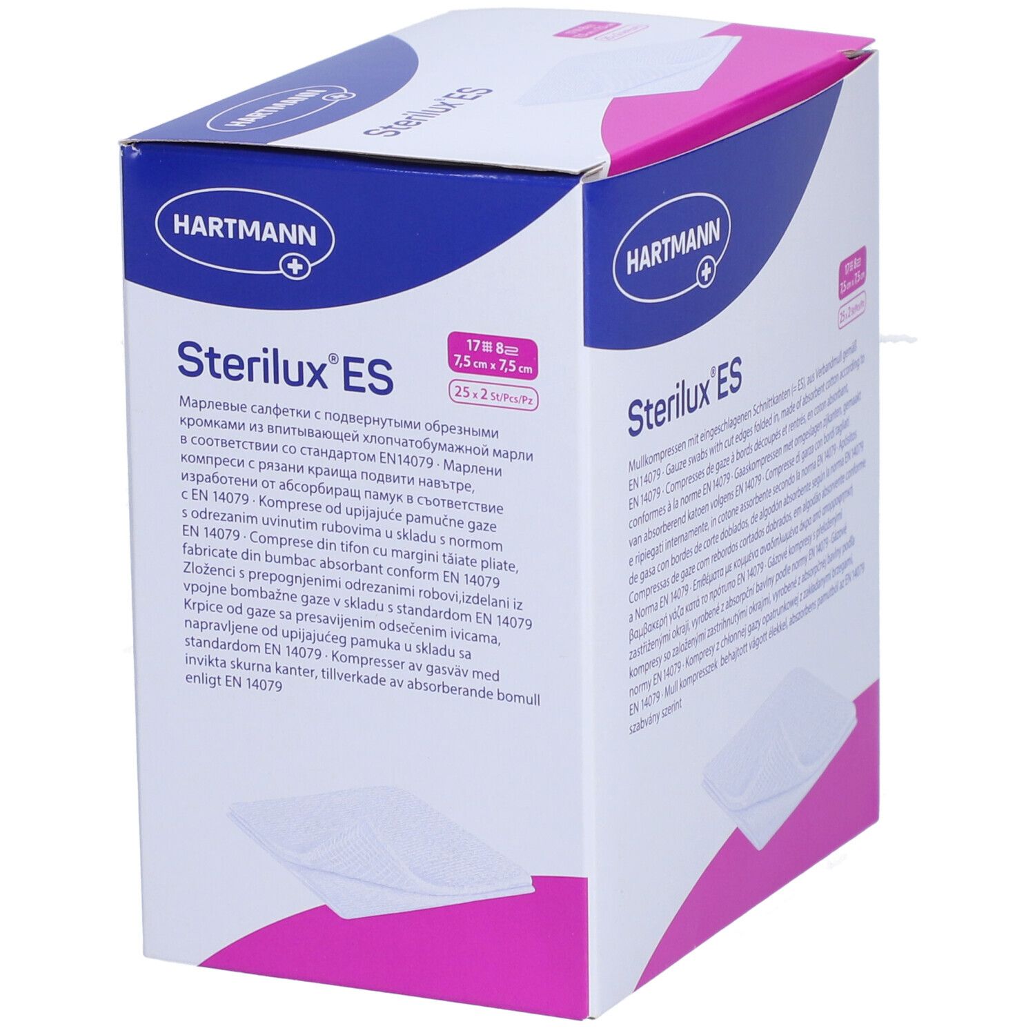 Sterilux® ES-Kompressen steril 8fach 7,5 x 7,5 cm