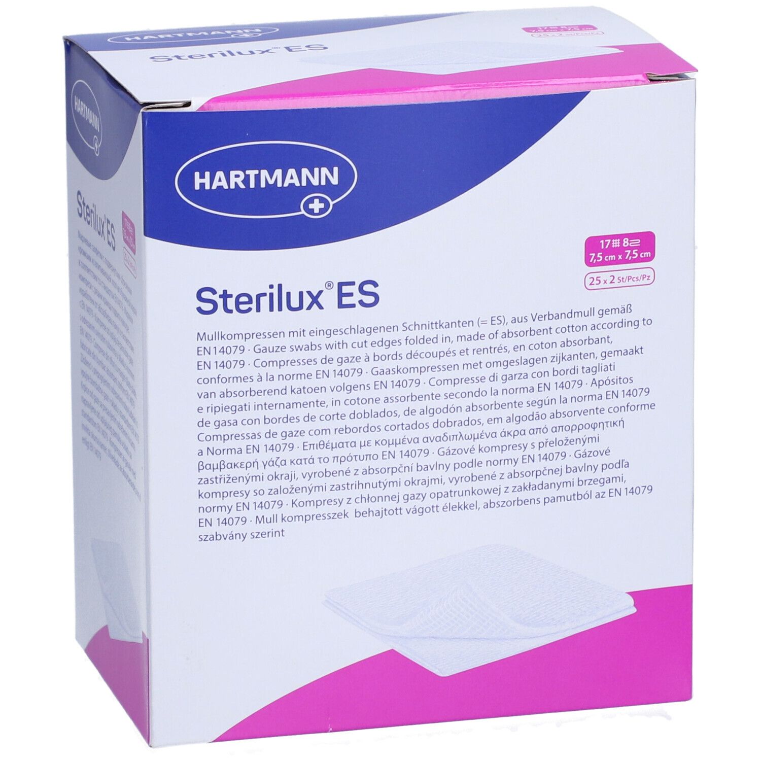 Sterilux® ES-Kompressen steril 8fach 7,5 x 7,5 cm