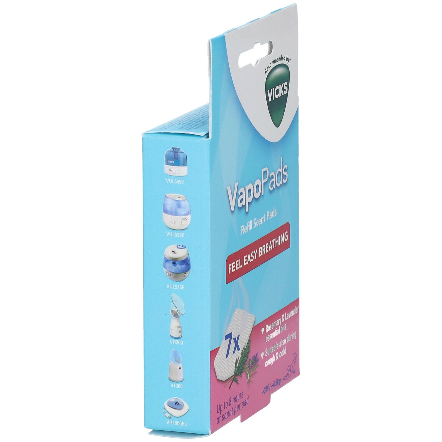 Vicks Vapopads Paediatric Romarin/Lavande +3 Mois/+4,5 kg