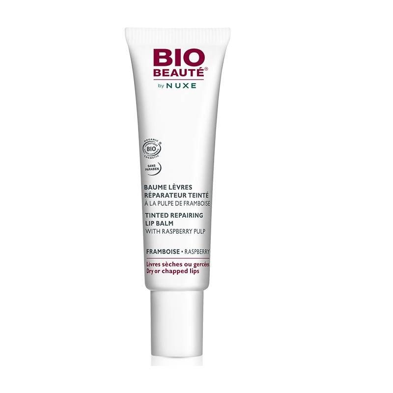 Nuxe Bio Beauté® Baume lèvres réparateur teinté framboise
