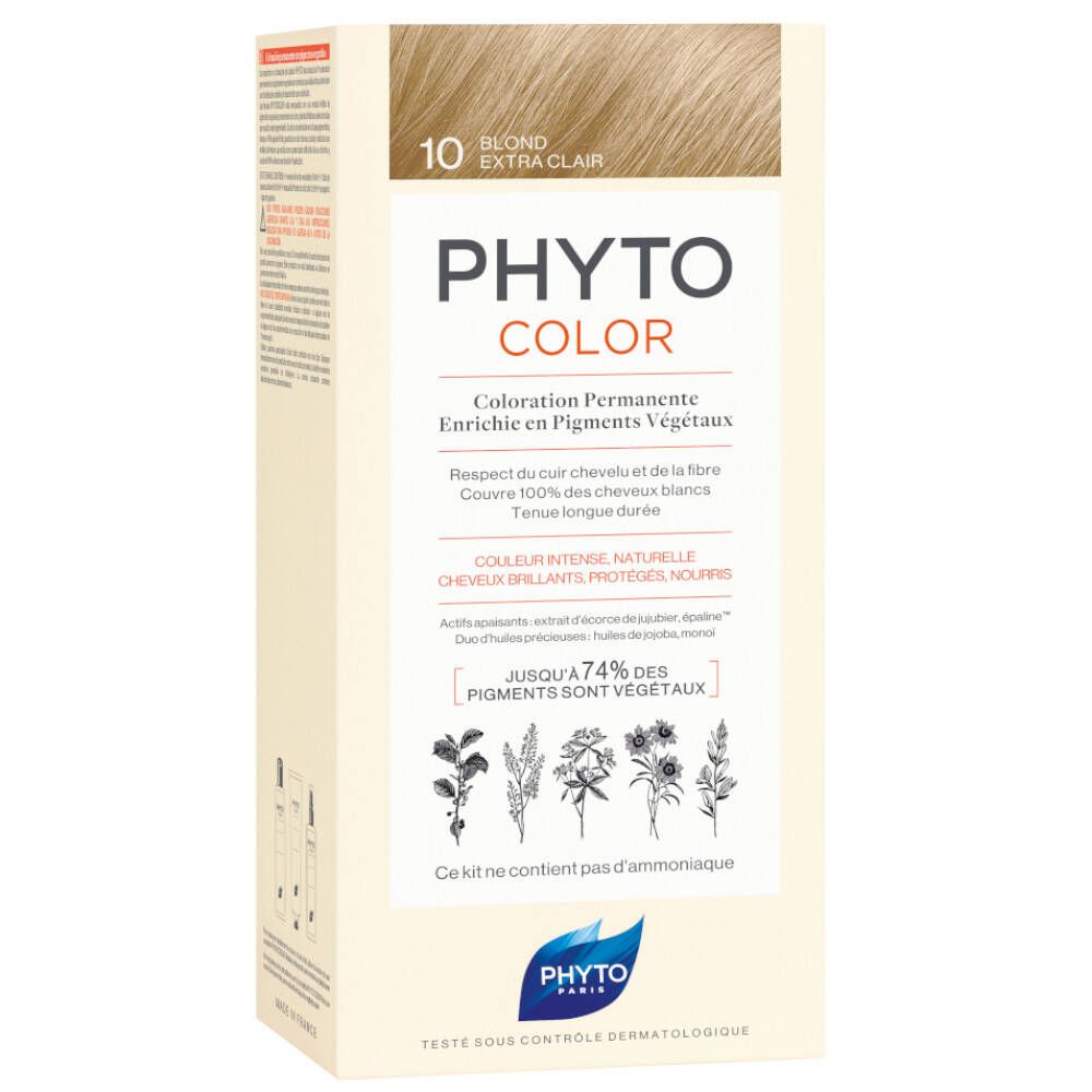 PHYTOCOLOR 10 Blond extra clair