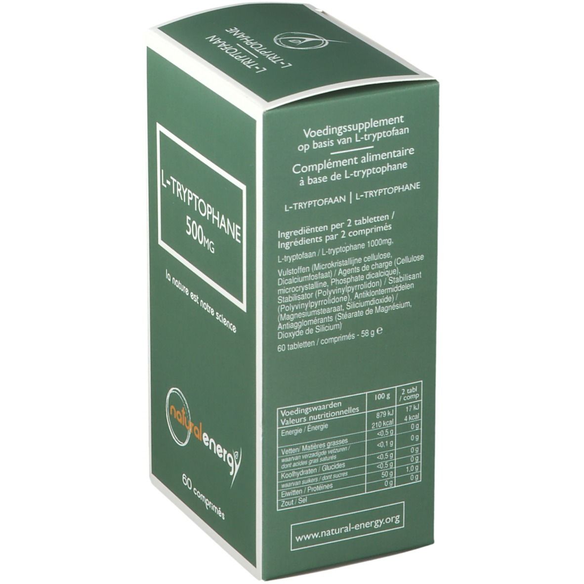 naturalenergy L-Tryptofan 500mg