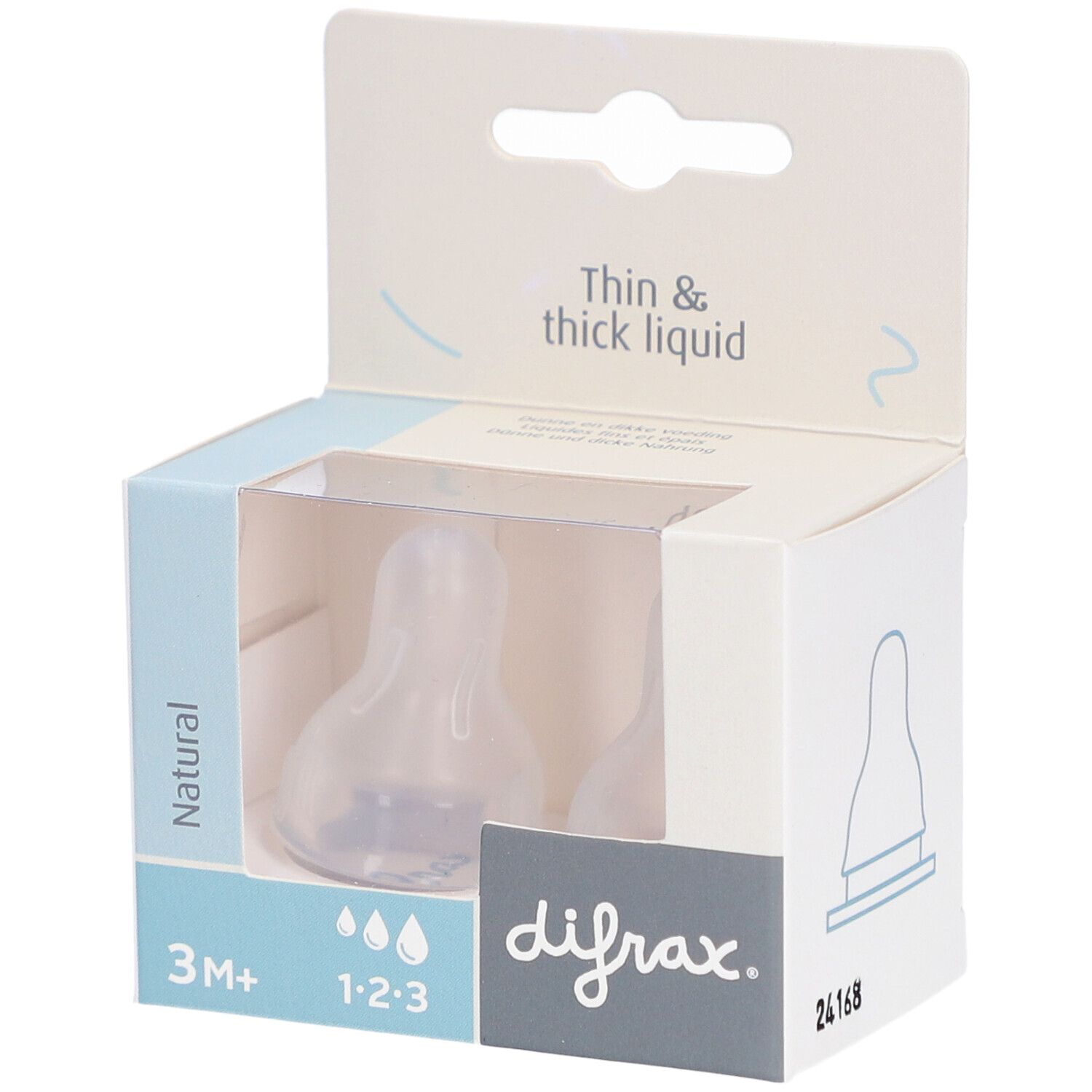 difrax® Natural 1-2-3 Dosierbarer Breisauger +3m