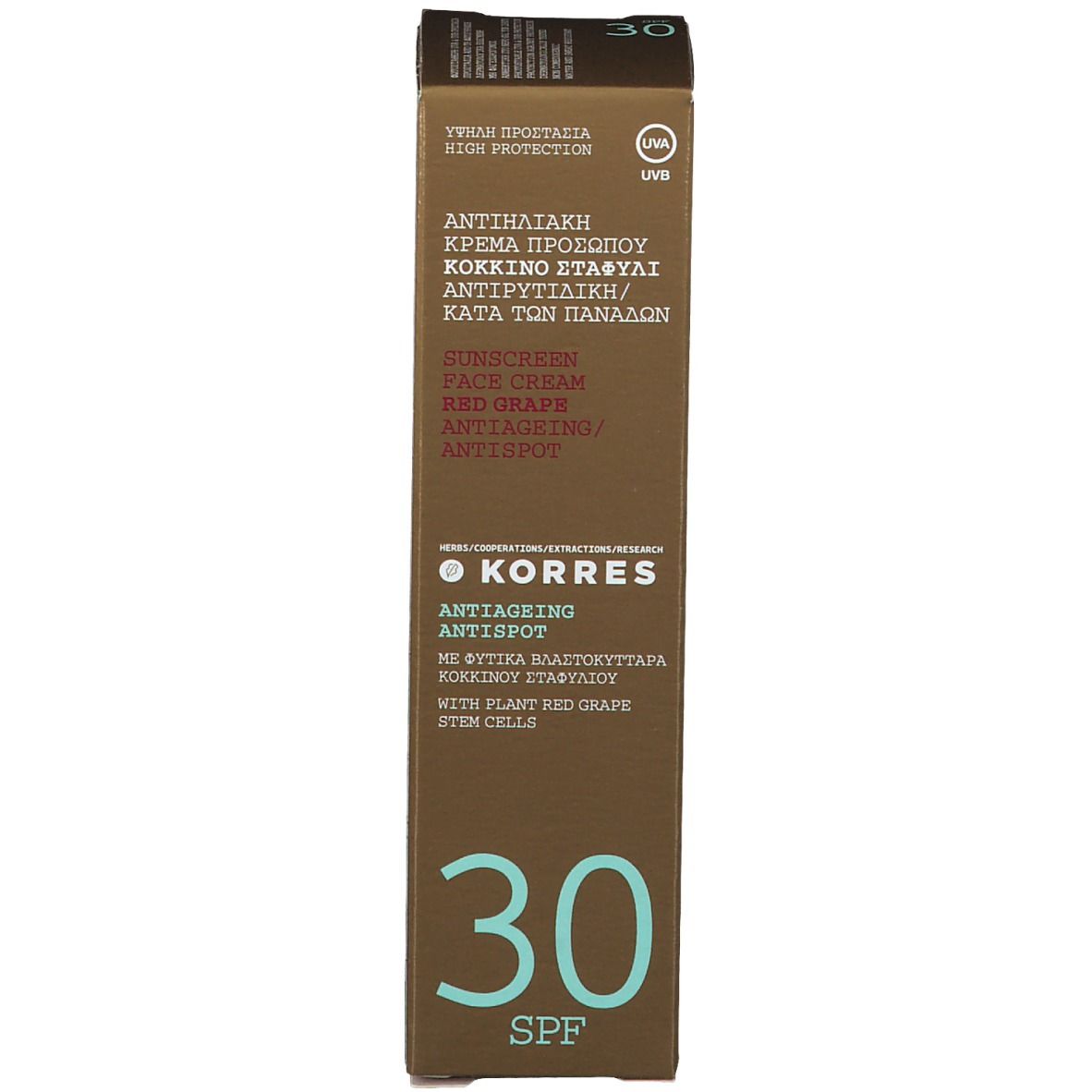 KORRES® Crème solaire raisin rouge SPF30