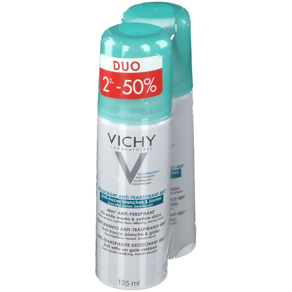 Vichy Deo Anti-Trace Aerosol Duo Promo 2. -50%