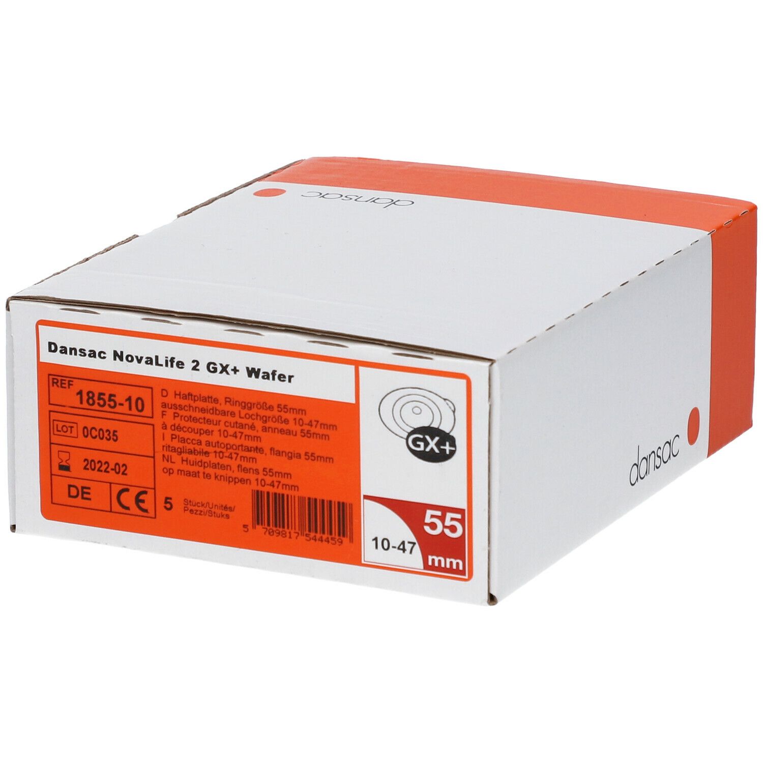 Dansac NovaLife 2 GX+ Wafer Basisplatte