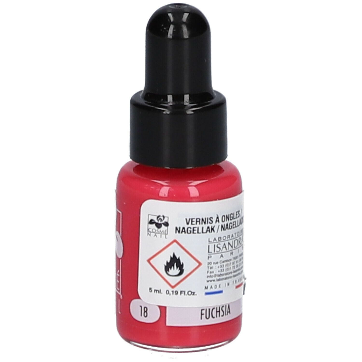 Lisandra Cosmé Nail® Nagellack 18 Fushia