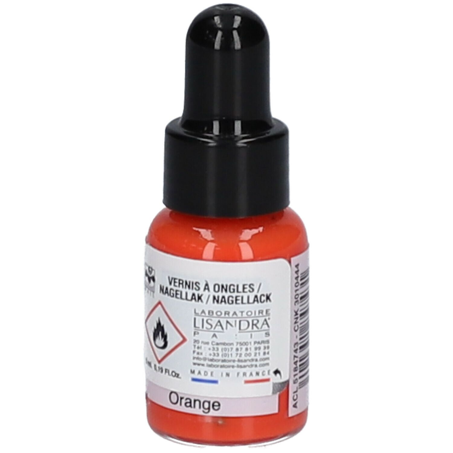 Lisandra Cosménail Nagellack 26 Orange