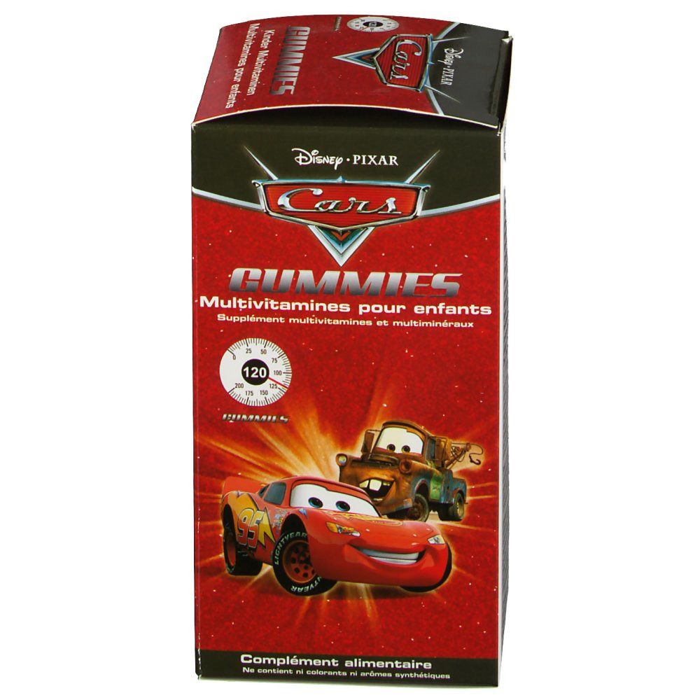 Disney Multivitamines Enfant Cars 120 chewing-gums