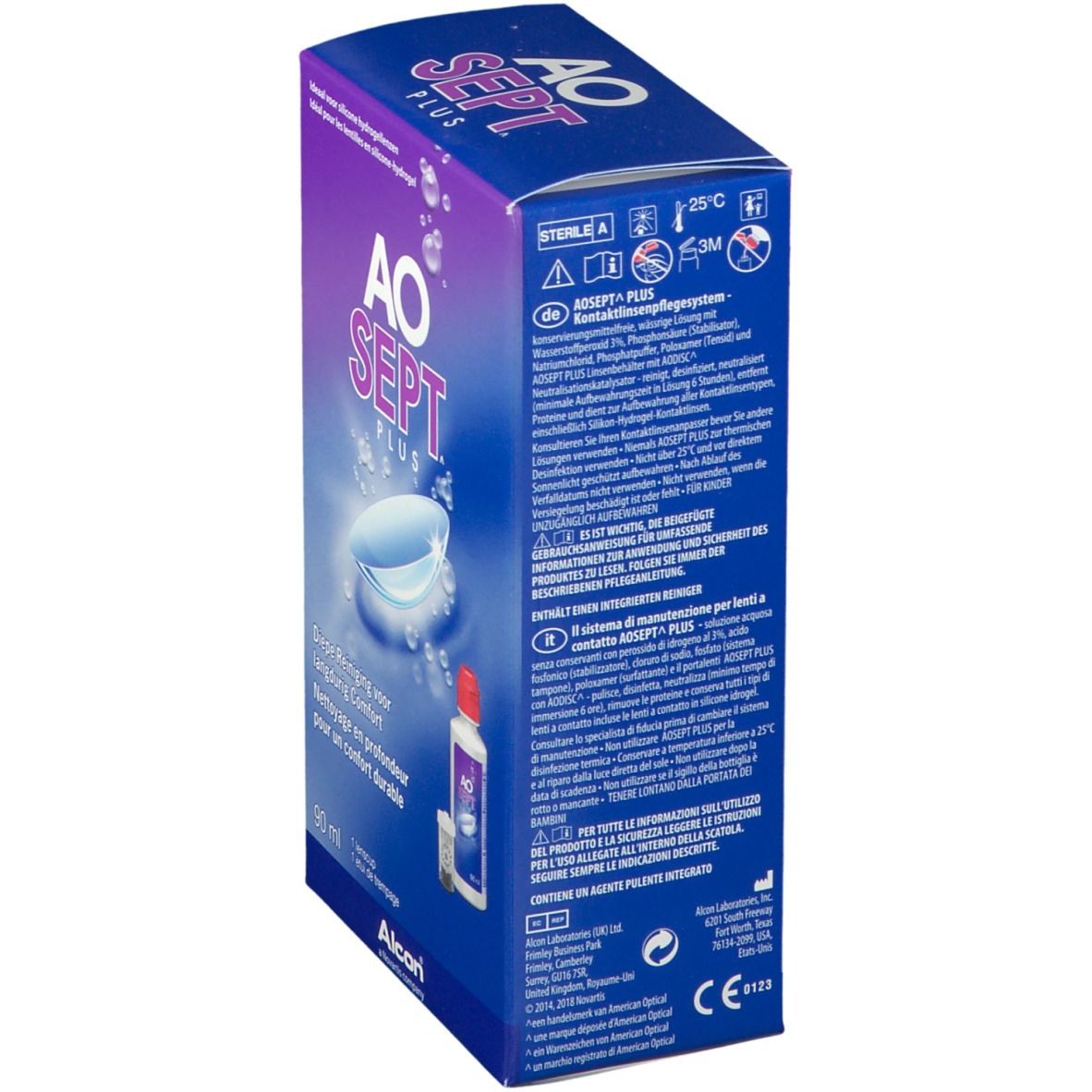 AOSEPT® PLUS Système d'entretien des lentilles de contact