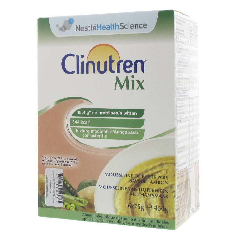 Clinutren® Mix Mousse aus Erbsen mit Schinkengeschmack