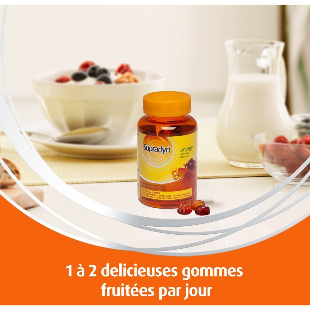 Supradyn® Energy Gommes Multivitamine avec CoQ10