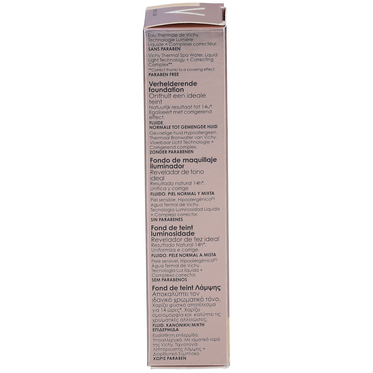 Vichy Teint Idéal Leuchtkraftaktivierendes Fluid Make-Up 15 Clair
