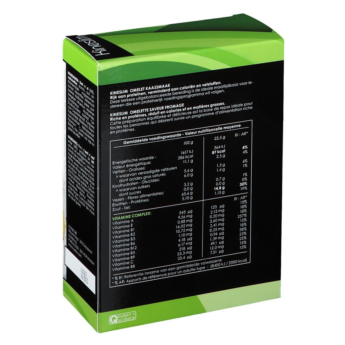 Kineslim Omelett + Käse