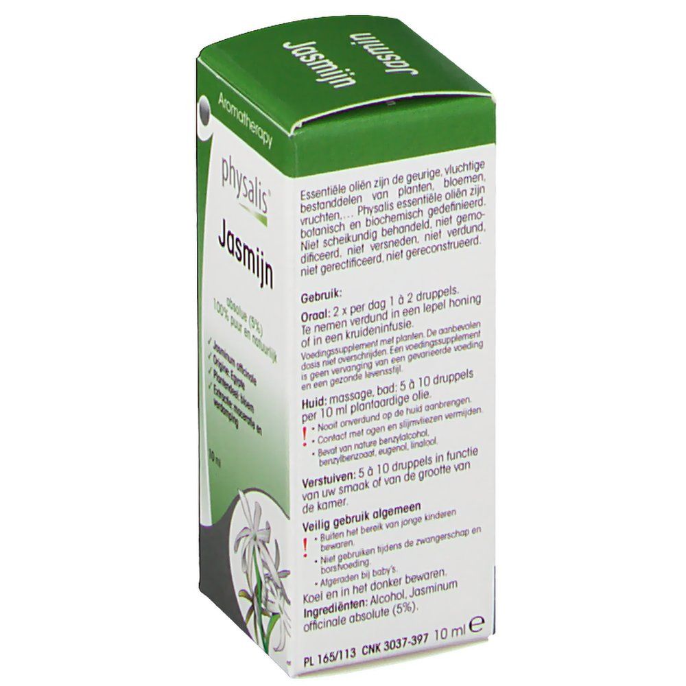 Physalis Jasmin Huile Essentielle Bio 10 ml