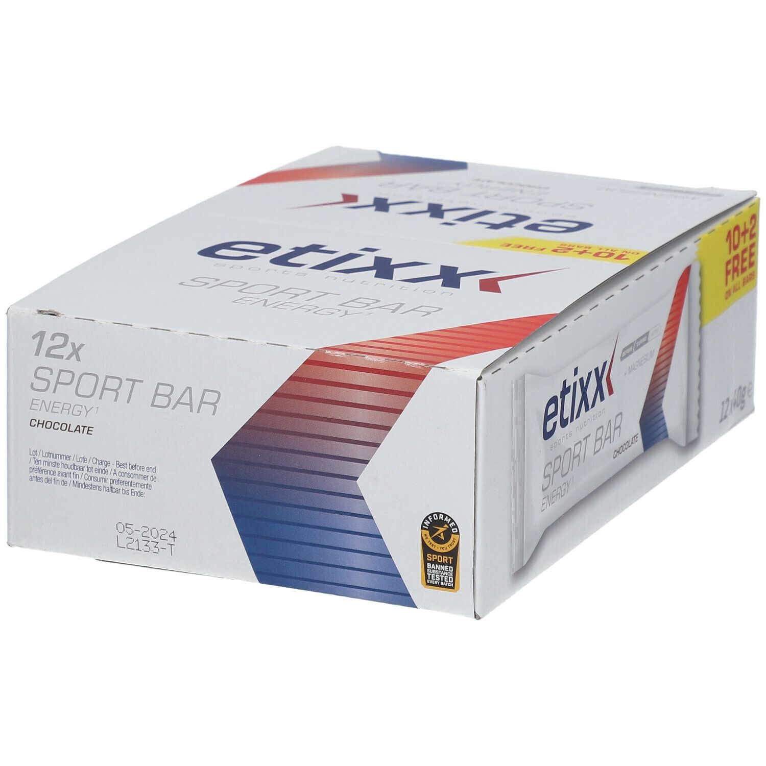 etixx Sport Bar Schokoladen Geschmack + Magnesium