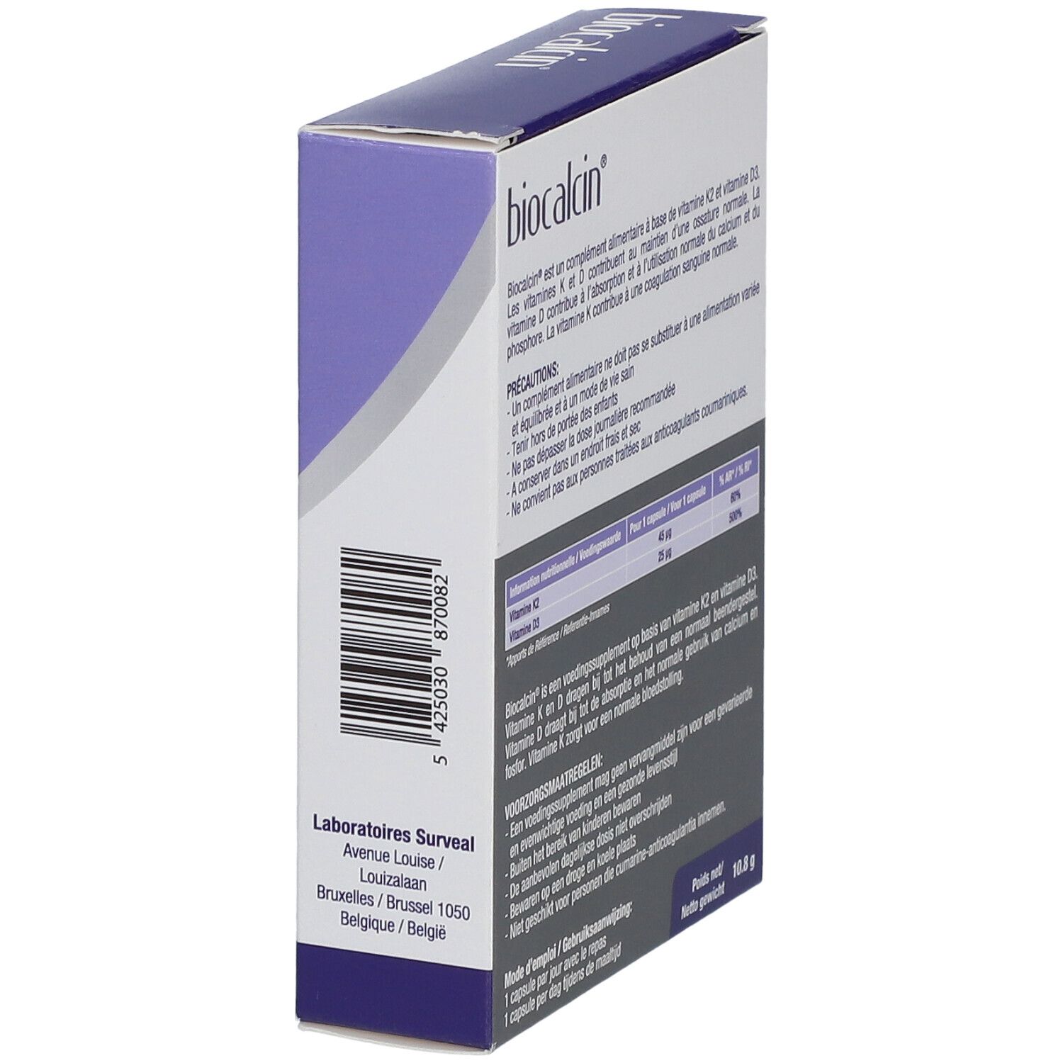  Surveal Laboratoires biocalcin®