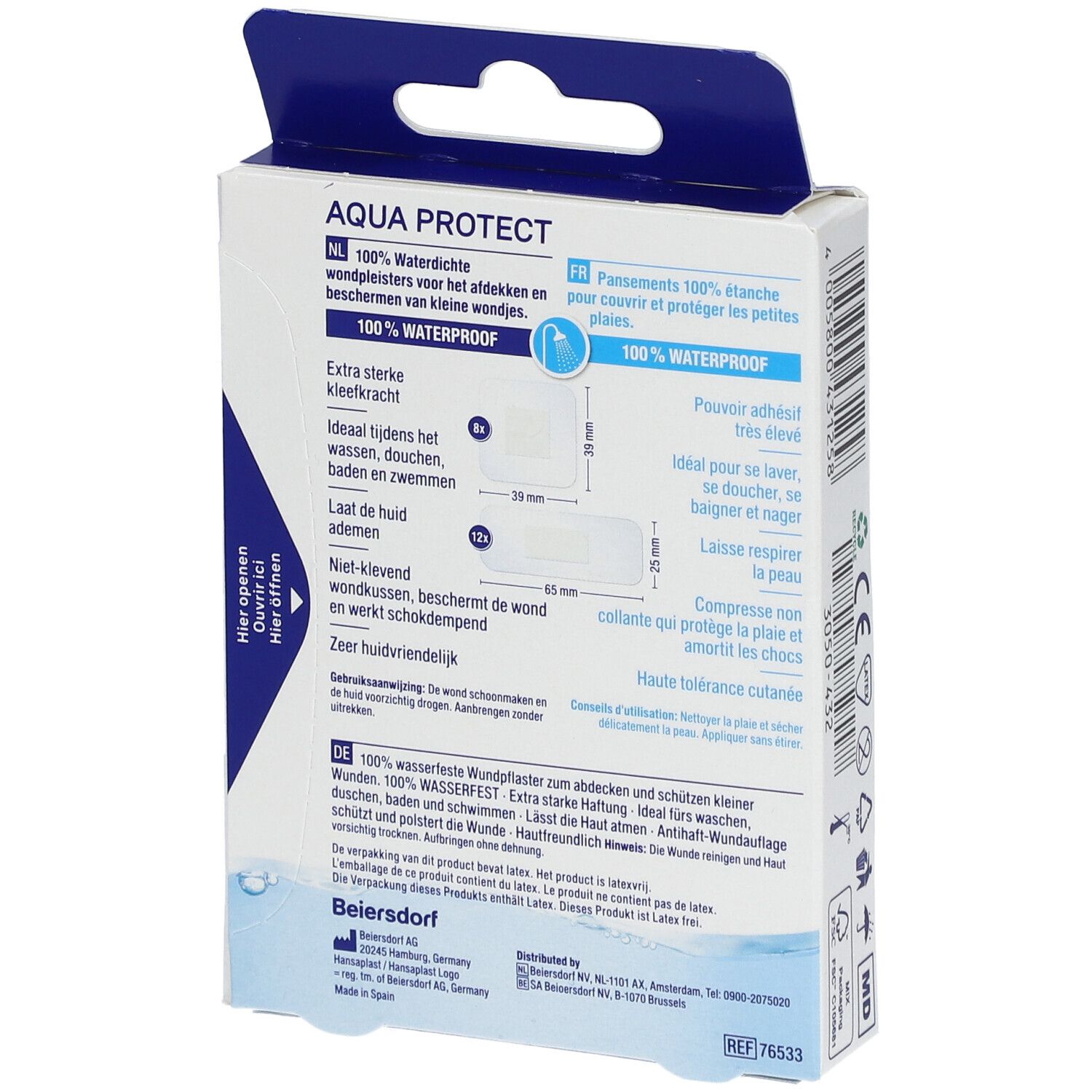 Hansaplast AQUA PROTECT Pflaster