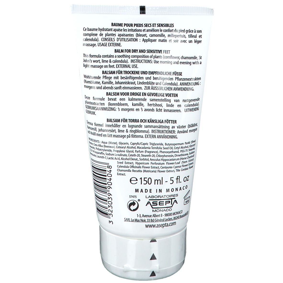 ®Akileïne  Phyto Pflanzenextrakt Balsam für empfindliche Füße
