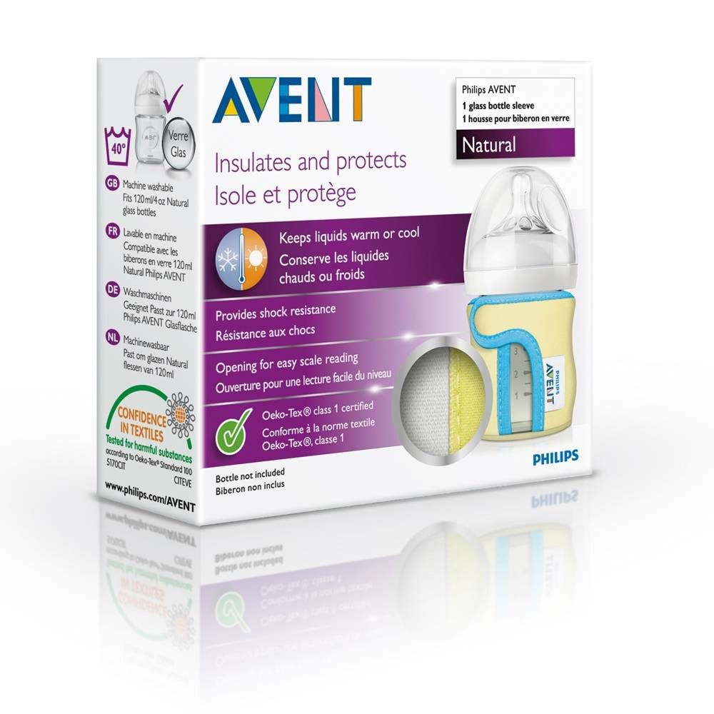 Avent Housse de protection pour biberon en verre 120 ml