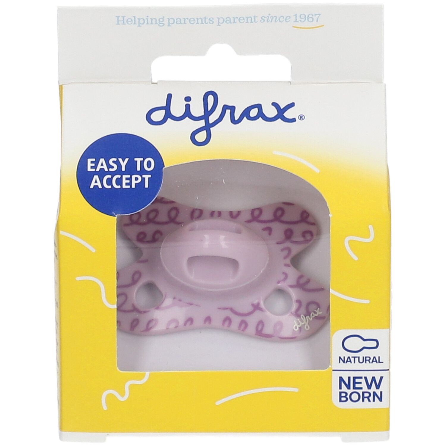 Difrax® Sucette Natural Assortiment Newborn -2/+2M