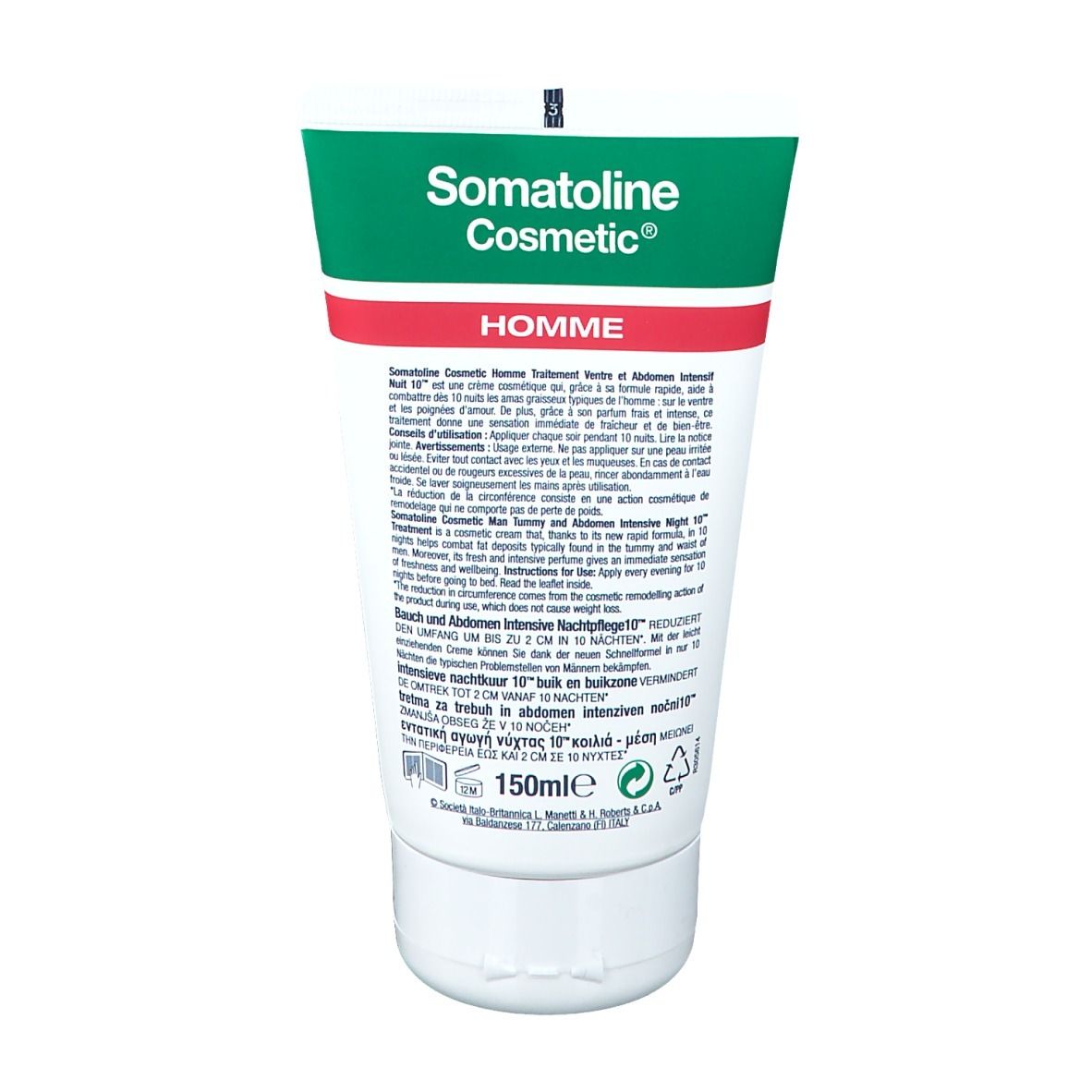 Somatoline Cosmetic Homme Ventre et Abdomen Intensif Nuit