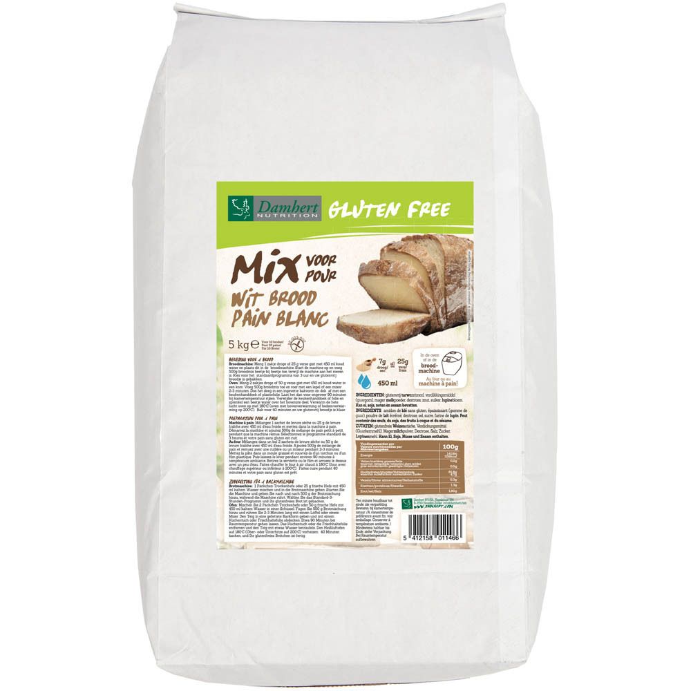 Damhert Mélange Pour Pain Blanc Sans Gluten