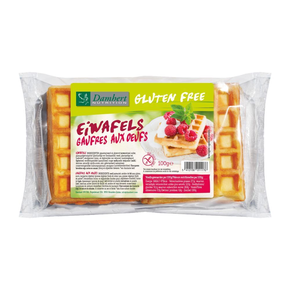 Damhert glutenfreie Eierwaffeln