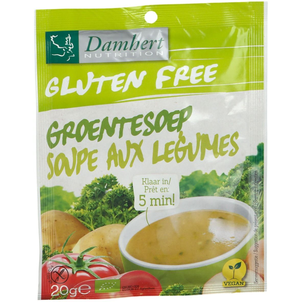 Damhert Gemüsesuppe glutenfrei