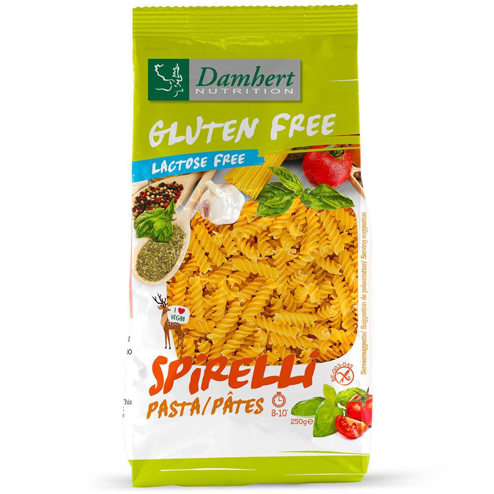 Damhert Pâtes Spirelli Sans Gluten