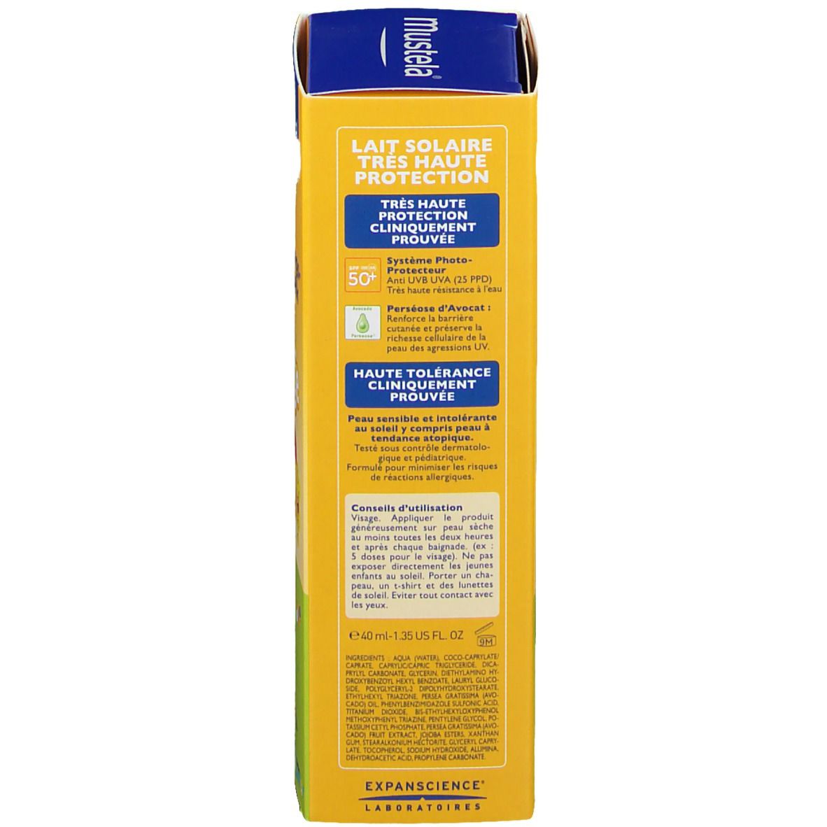mustela® bébé Lait Solaire SPF50+ Visage