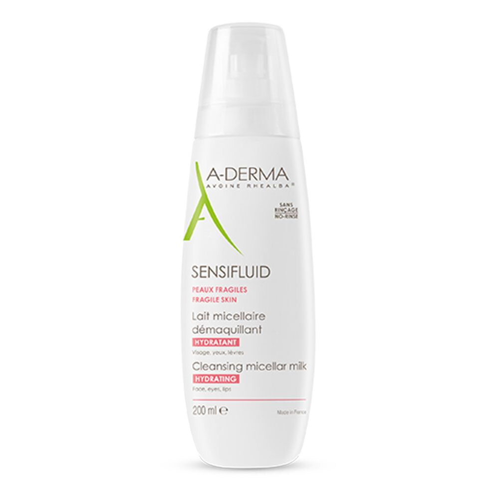A-DERMA Sensifluid Lait micellaire démaquillant