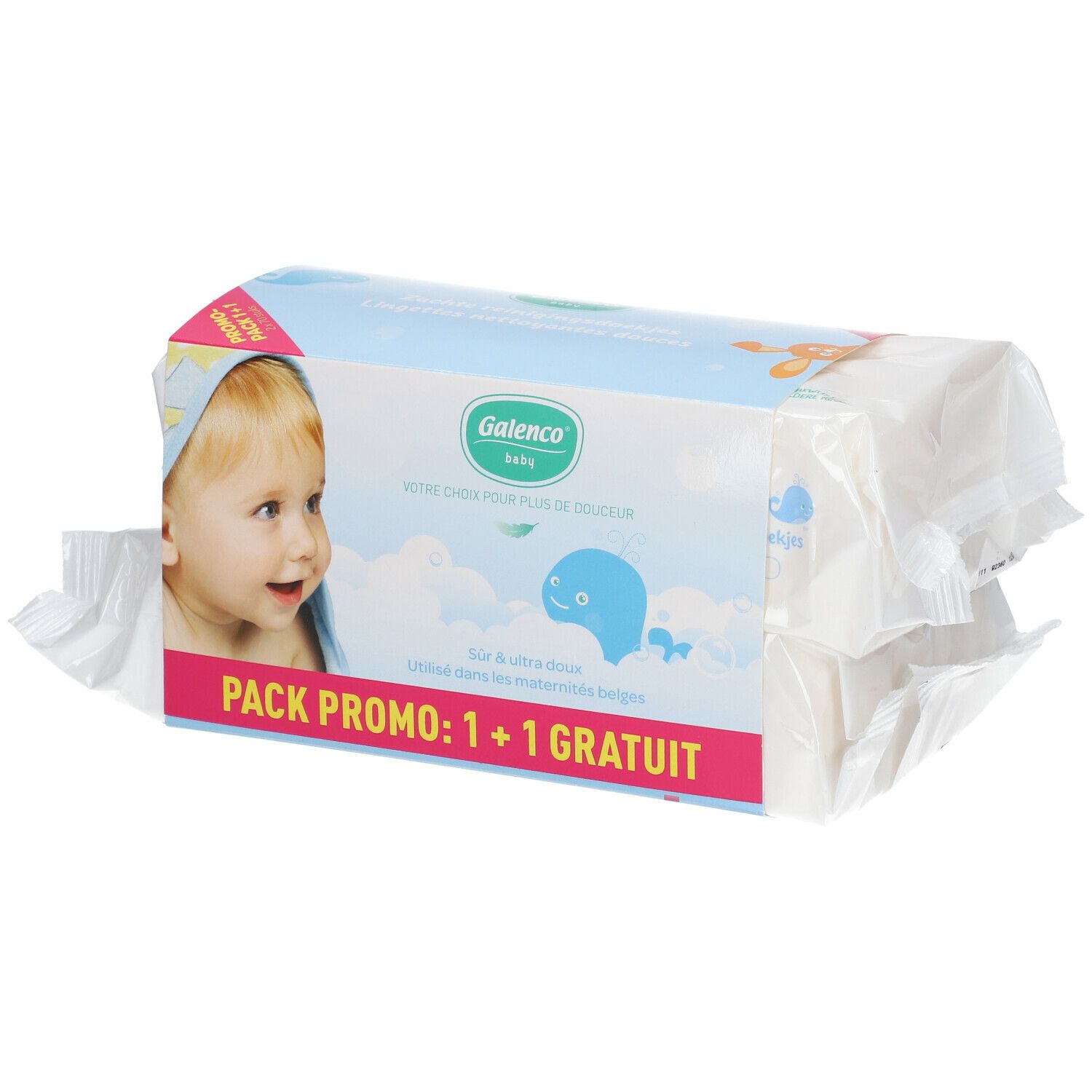 Galenco® Baby Lingettes nettoyantes douces