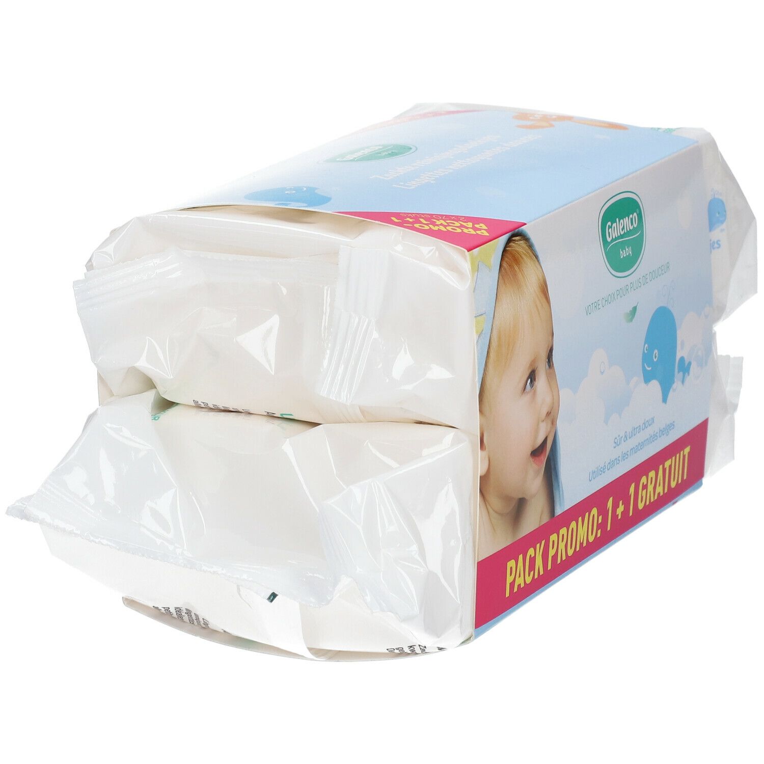Galenco® Baby Lingettes nettoyantes douces