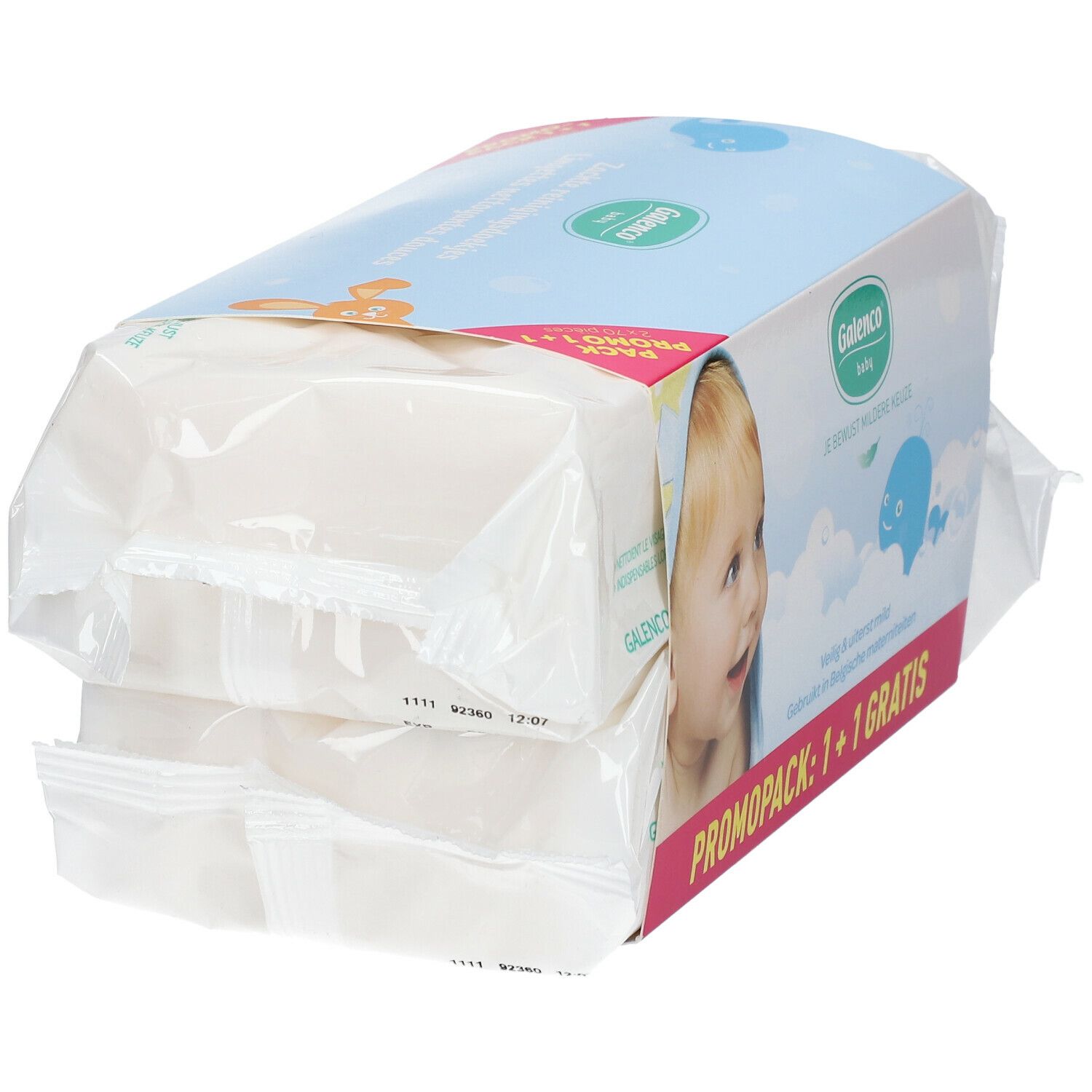Galenco® Baby Lingettes nettoyantes douces