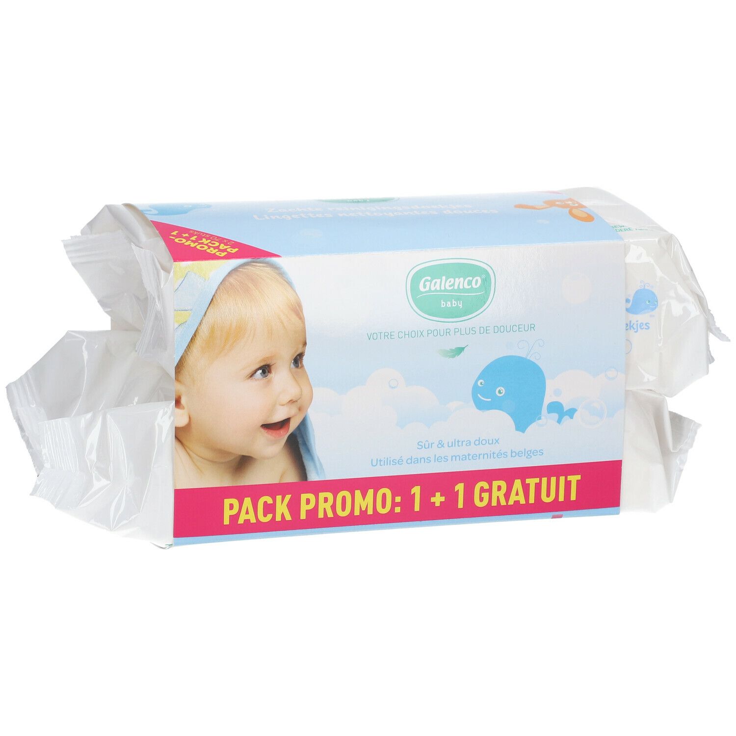 Galenco® Baby Lingettes nettoyantes douces