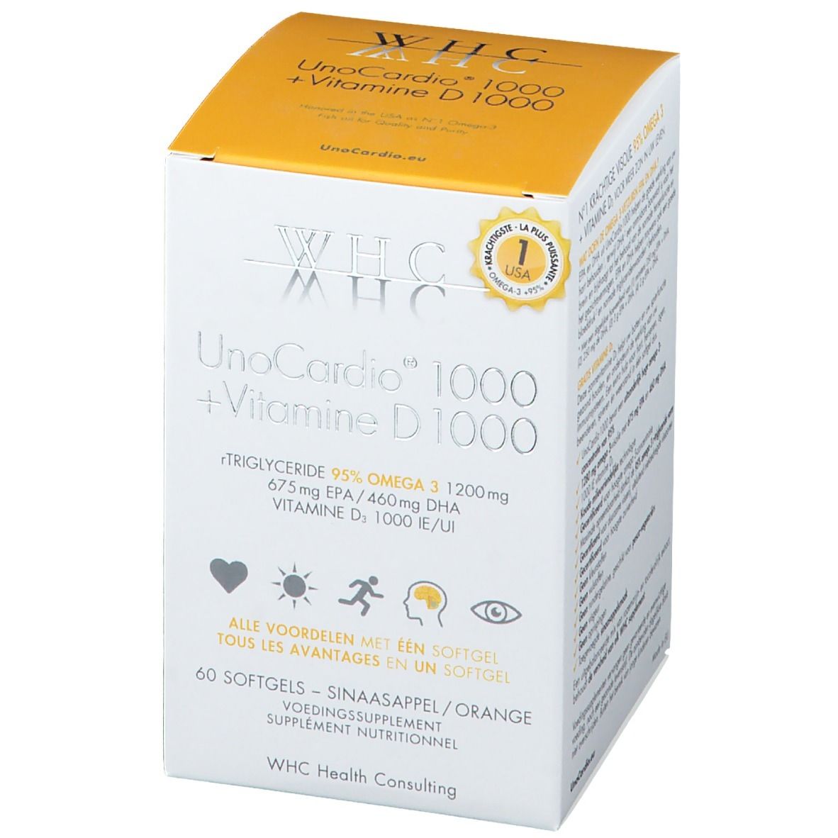 WHC UnoCardio® 1000 + Vitamin D 1000