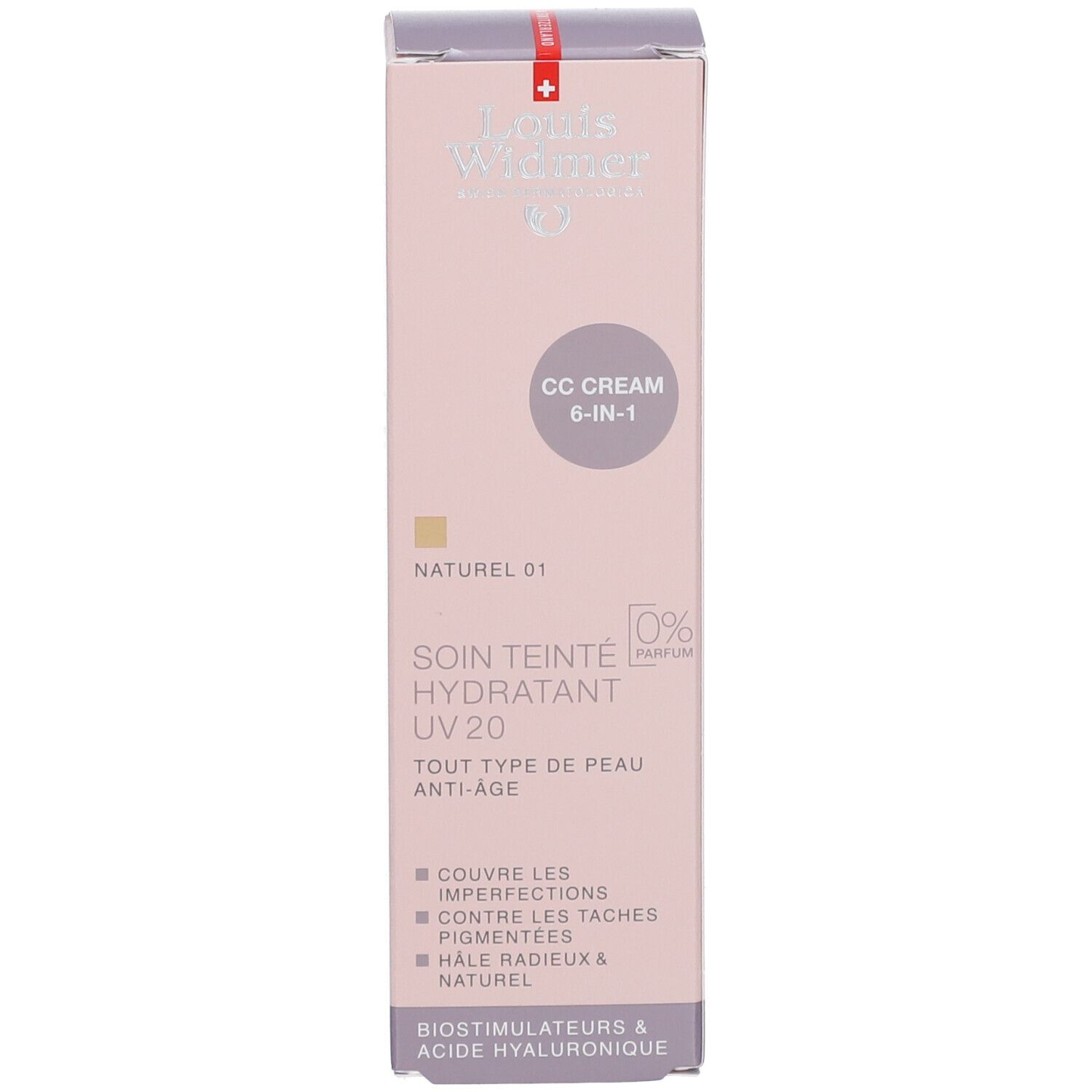 Louis Widmer Soin Teinté Hydratant UV 20 Naturel 01 sans parfum
