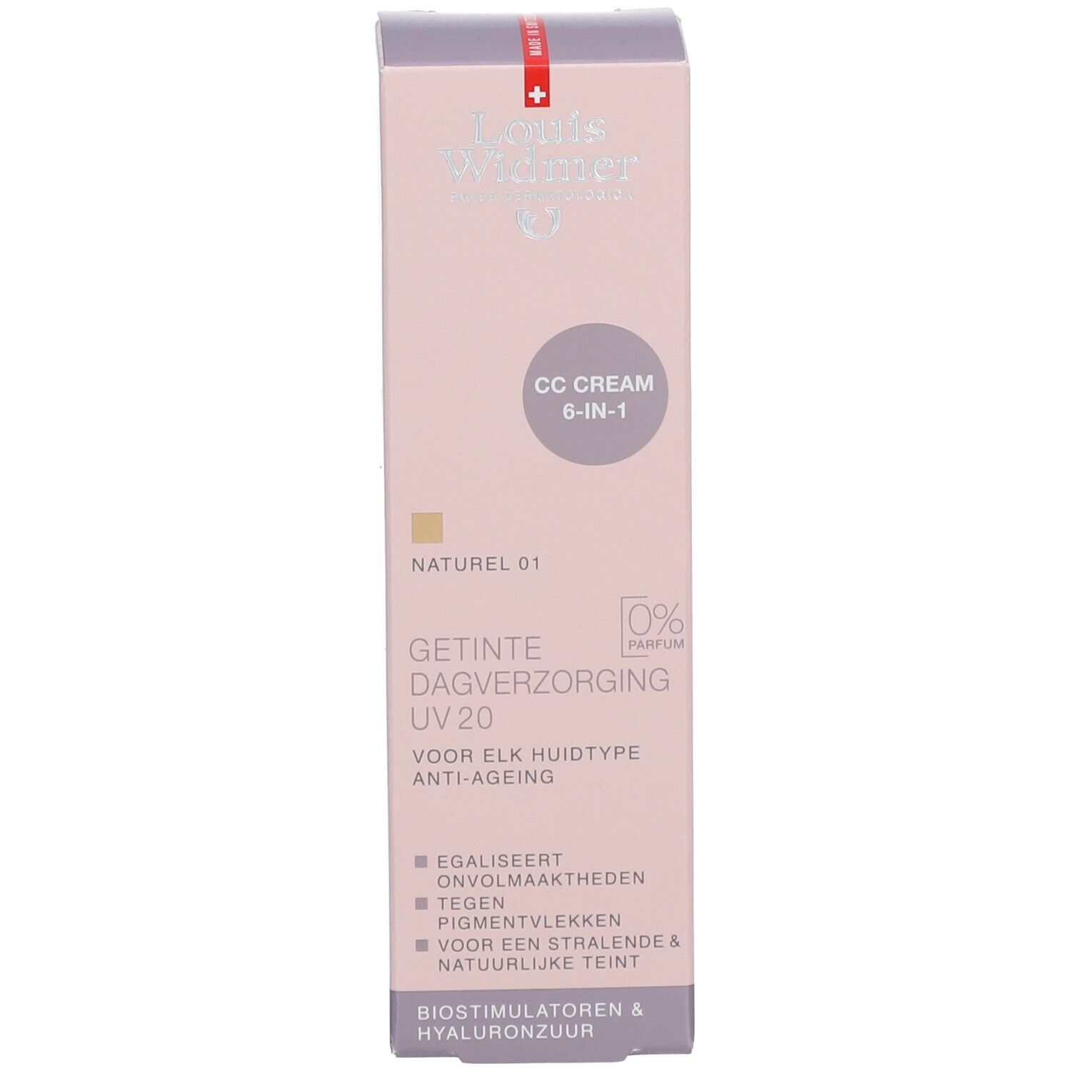 Louis Widmer Soin Teinté Hydratant UV 20 Naturel 01 sans parfum