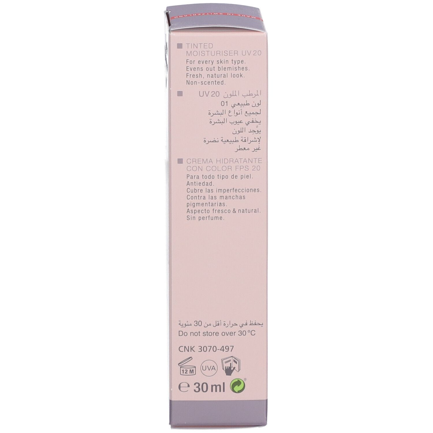 Louis Widmer Soin Teinté Hydratant UV 20 Naturel 01 sans parfum