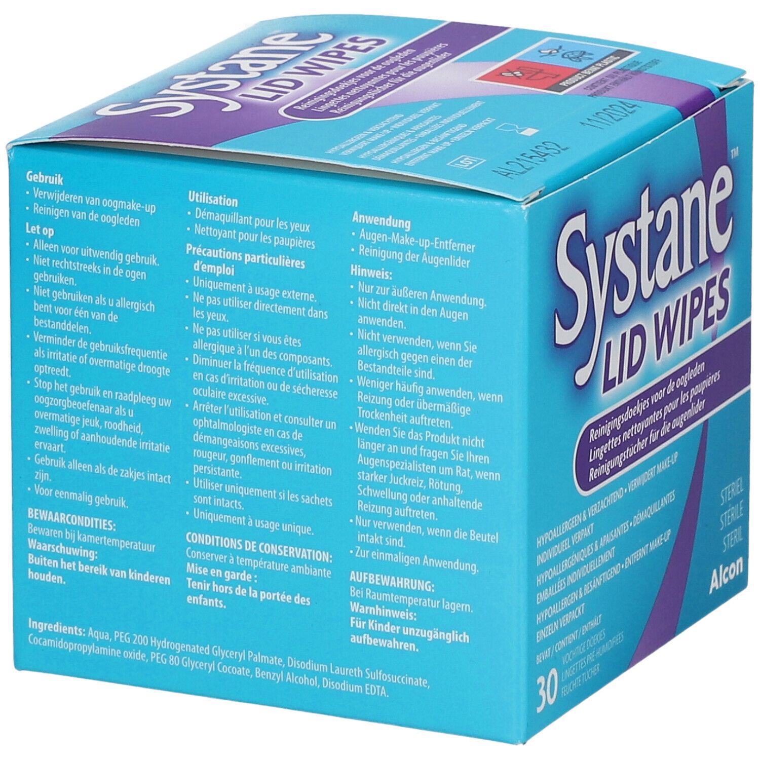Systane® Lid Wipes Steril