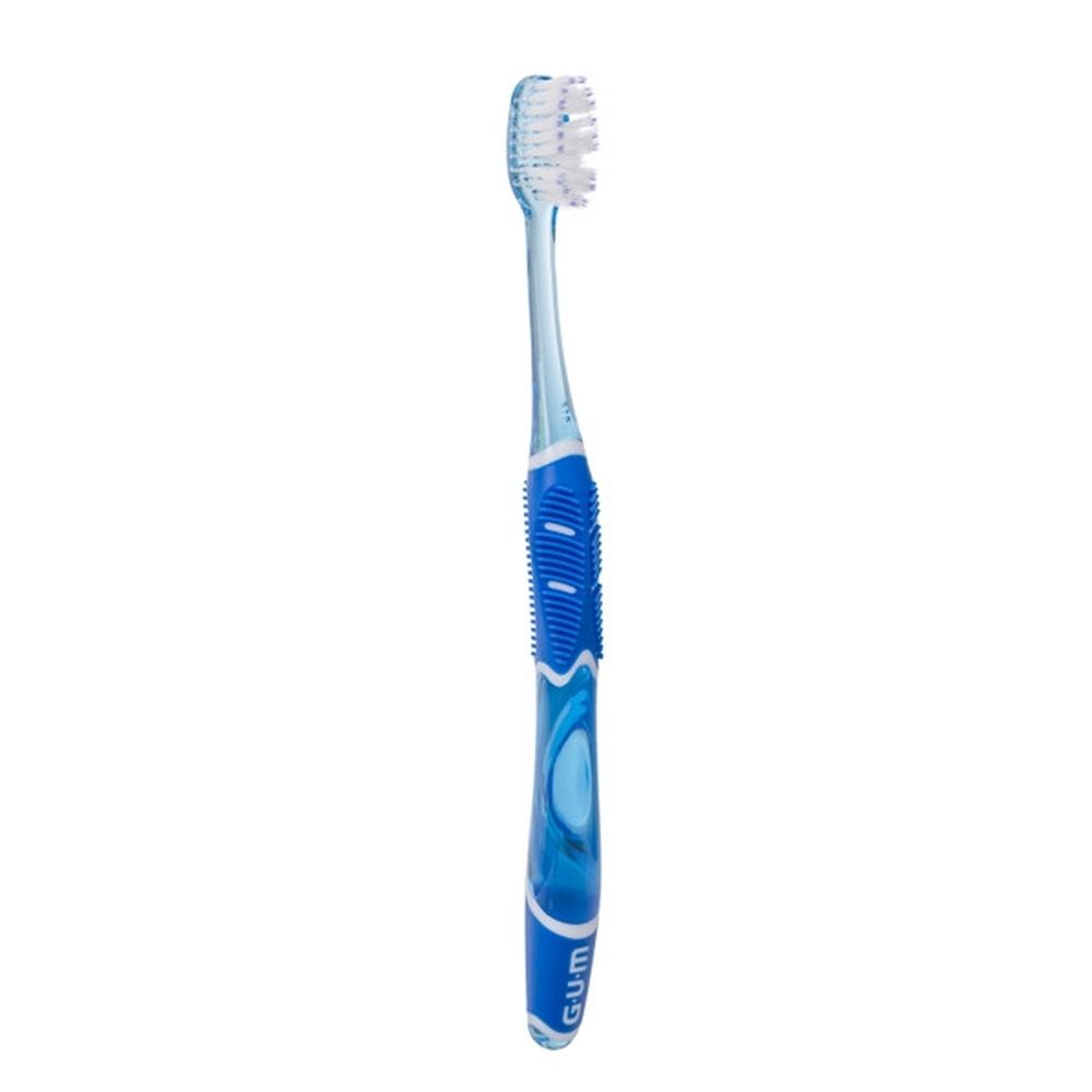Brosse à dents dans son emballage. Marque GUM® Technique® PRO. Medium. Emballage avec informations.